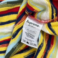Load image into Gallery viewer, 2019 supreme textured stripe woven polo red
