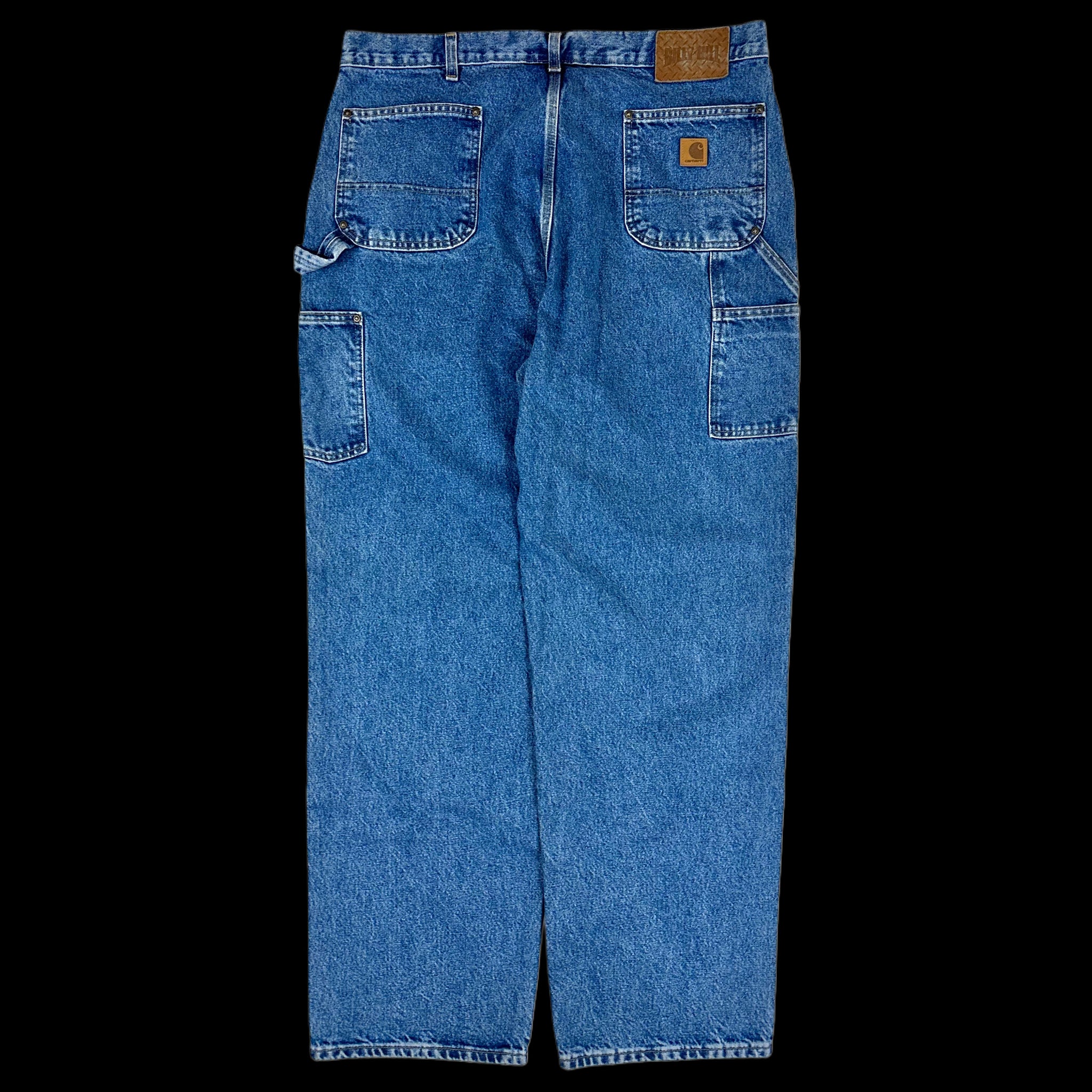 2023 billy hill diamond plate carhartt denim double knee pants