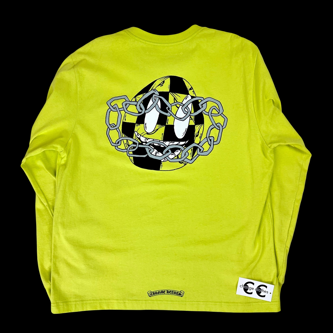 chrome hearts mattyboy link l/s tee light green – change clothes