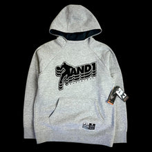 Load image into Gallery viewer, 2000s and1 stacked logo hoodie grey deadstock w tag

