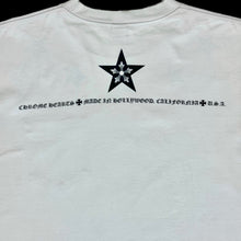 Load image into Gallery viewer, 2010s chrome hearts stars collar tee white
