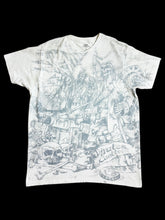 Load image into Gallery viewer, late 2000s disneyland pirates of the caribbean aop tee
