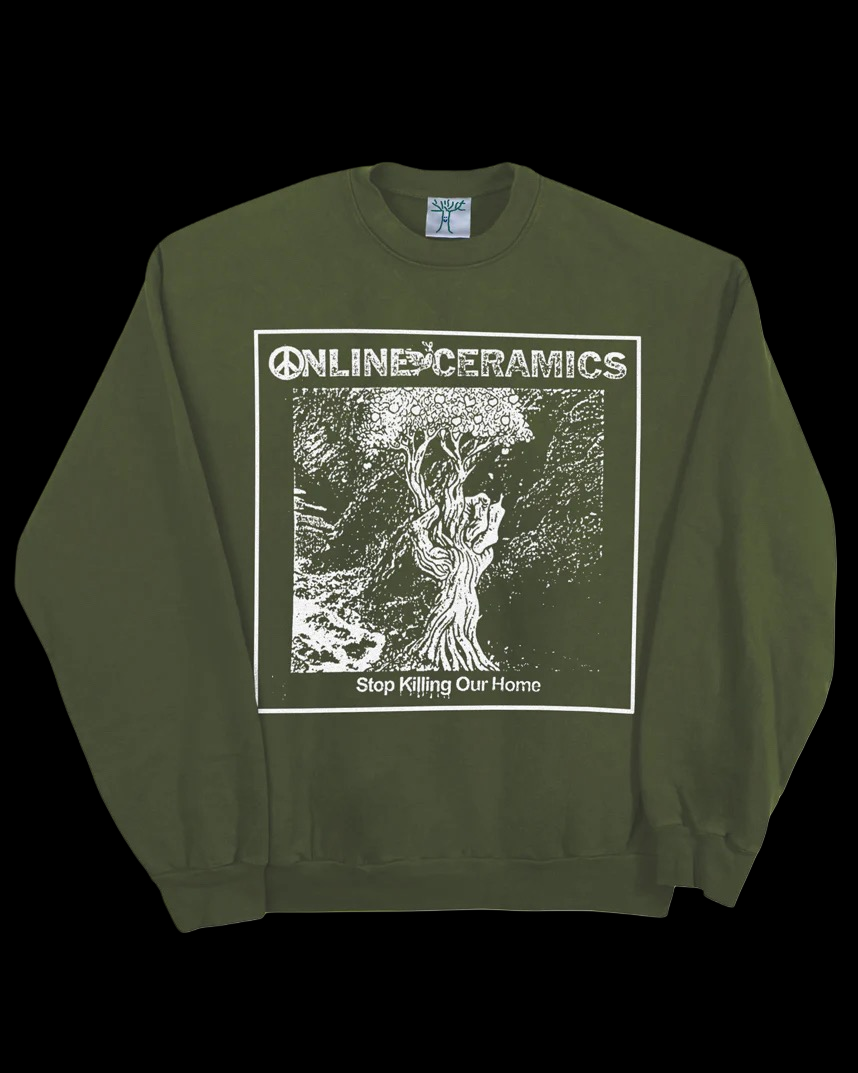 online ceramics nature = nurture sweatshirt