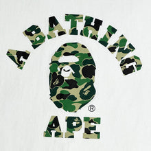 Load image into Gallery viewer, bape abc camo college logo tee

