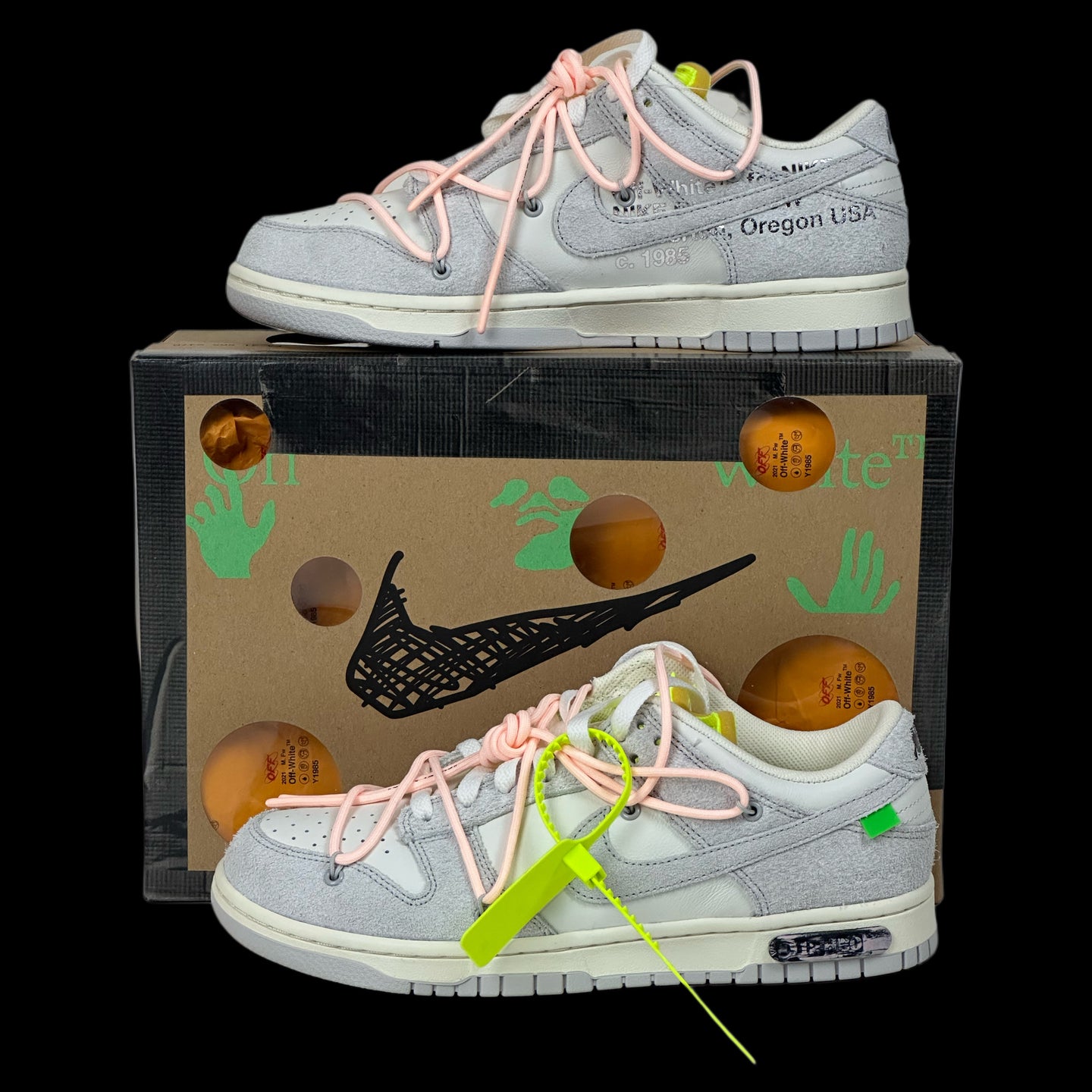 2021 off white // nike dunk low lot 12