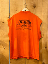 Load image into Gallery viewer, 2011 harley anthem arizona chopped tee orange
