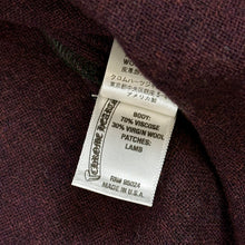 Load image into Gallery viewer, vintage chrome hearts cuff cross patch wool button down western shirt
