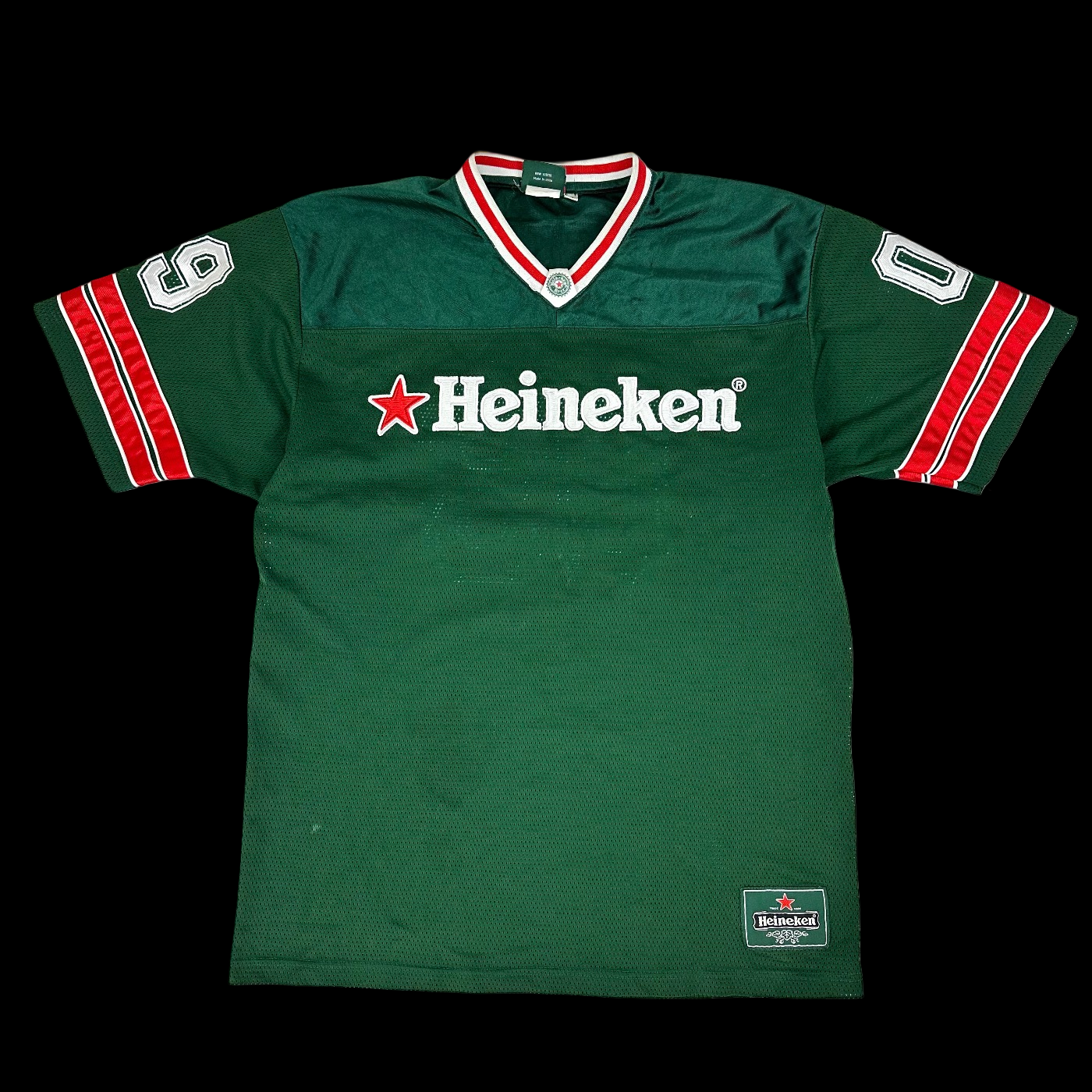 vintage heineken football jersey