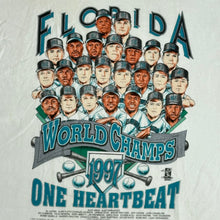 Load image into Gallery viewer, 1997 florida marlins world champs caricature tee
