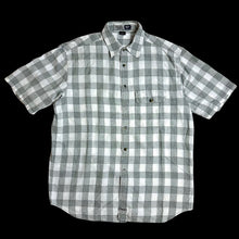 Load image into Gallery viewer, y2k guess white plaid s/s button up
