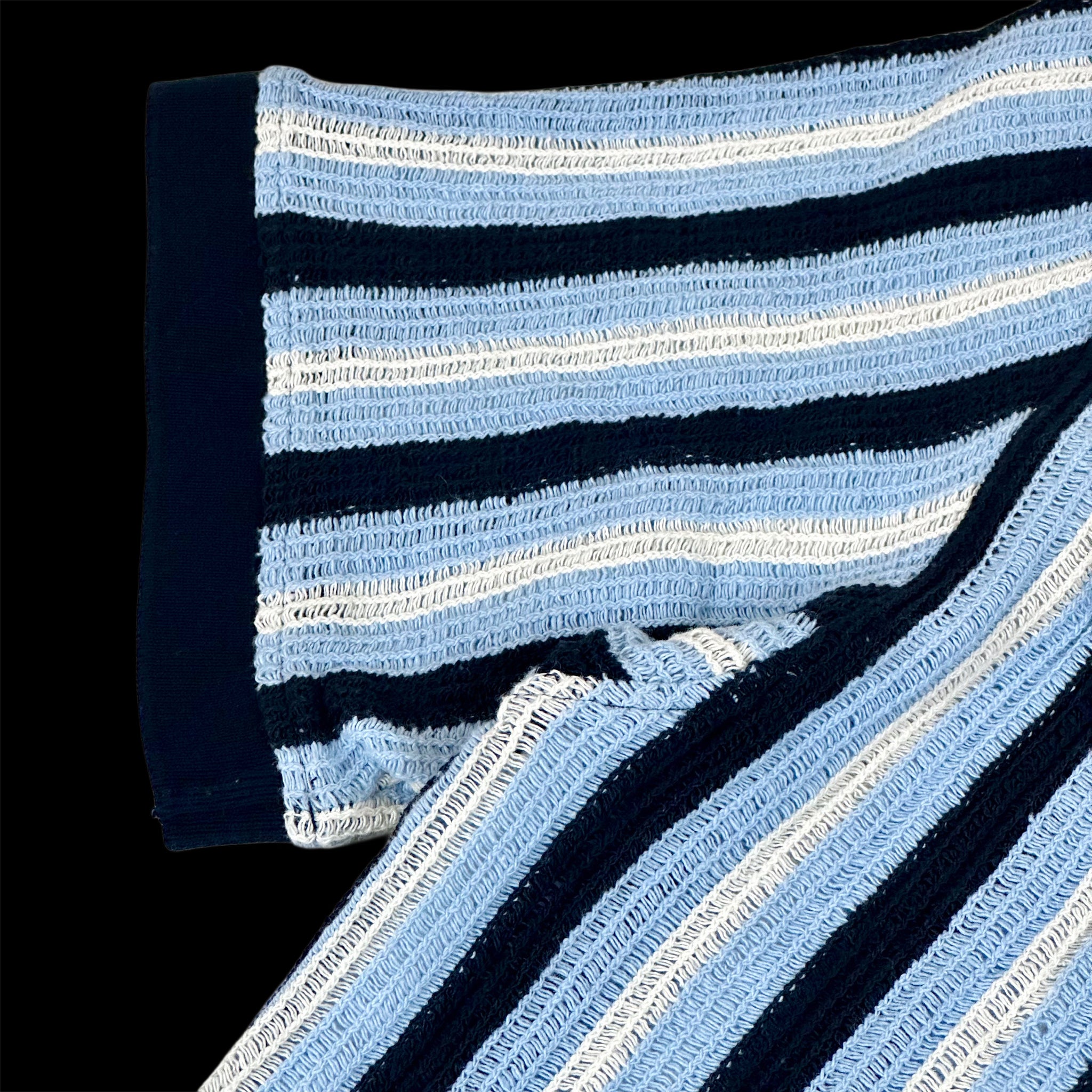 2022 supreme open knit stripe zip polo – change clothes