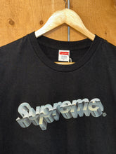 Load image into Gallery viewer, 2020 supreme chrome logo tee black

