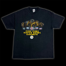 Load image into Gallery viewer, 2006 pittsburgh steelers five rings tee
