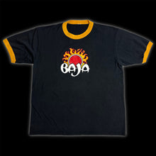 Load image into Gallery viewer, 80s baja sun logo ringer tee

