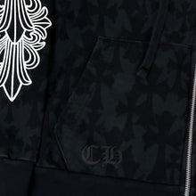 Load image into Gallery viewer, 2024 chrome hearts allover cross dagger zip up hoodie
