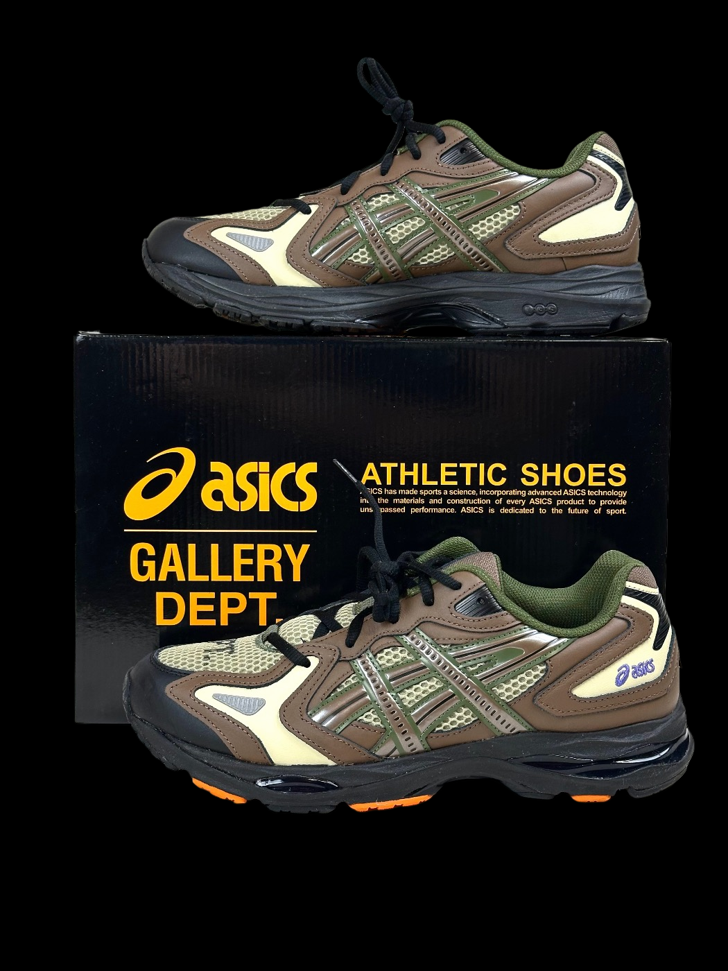 gallery dept // asics gel k1011 khaki clay canyon