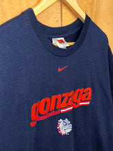 Load image into Gallery viewer, 2000s nike gonzaga bulldogs silicone spellout tee
