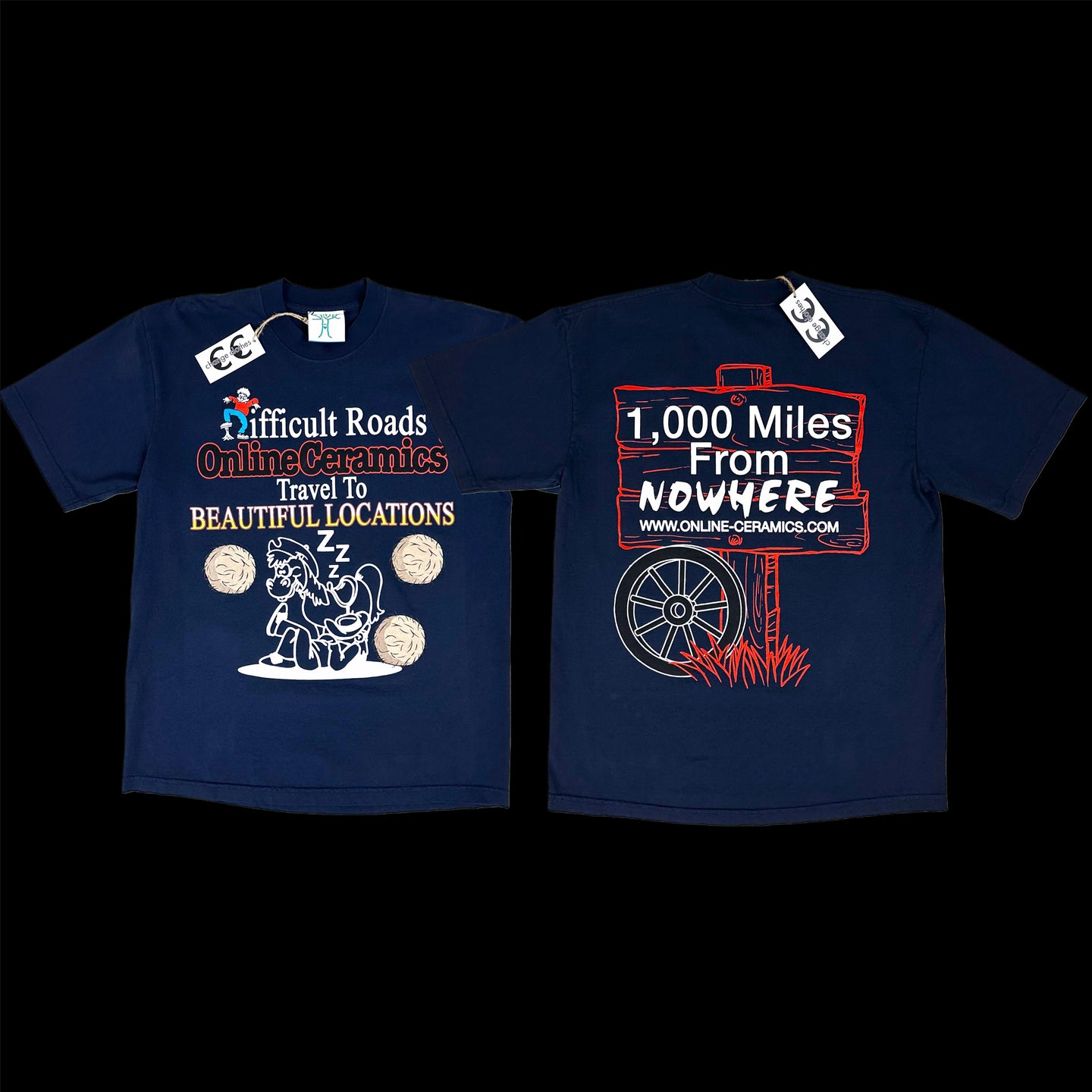 online ceramics 1000 miles from nowhere tee