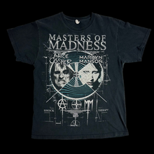 Load image into Gallery viewer, 2013 masters of madness alice cooper marilyn manson tee
