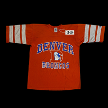 Load image into Gallery viewer, 80s denver broncos cotton football top orange
