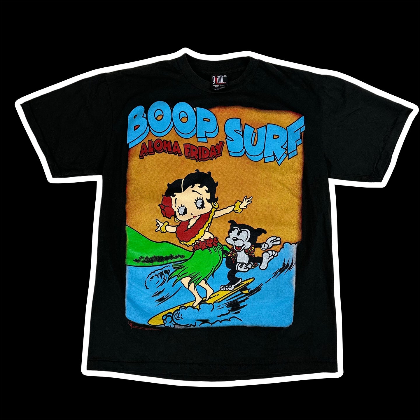 1994 betty boop surf aloha friday tee