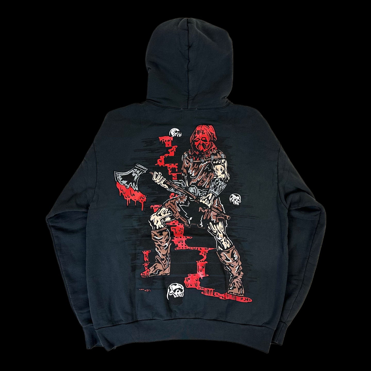 warren lotas bloody executioner hoodie stonewash