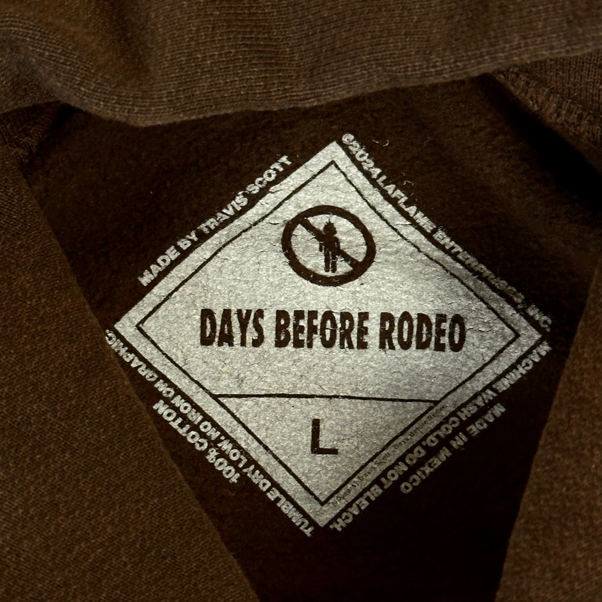 2024 cactus jack // spider days before rodeo hoodie brown – change 