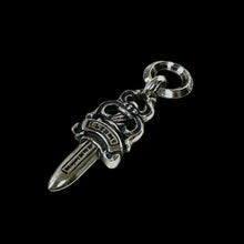 Load image into Gallery viewer, chrome hearts dagger pendant
