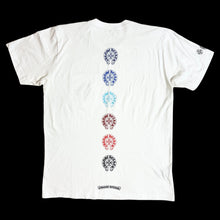 Load image into Gallery viewer, 2021 chrome hearts gradient horseshoes tee white multicolor
