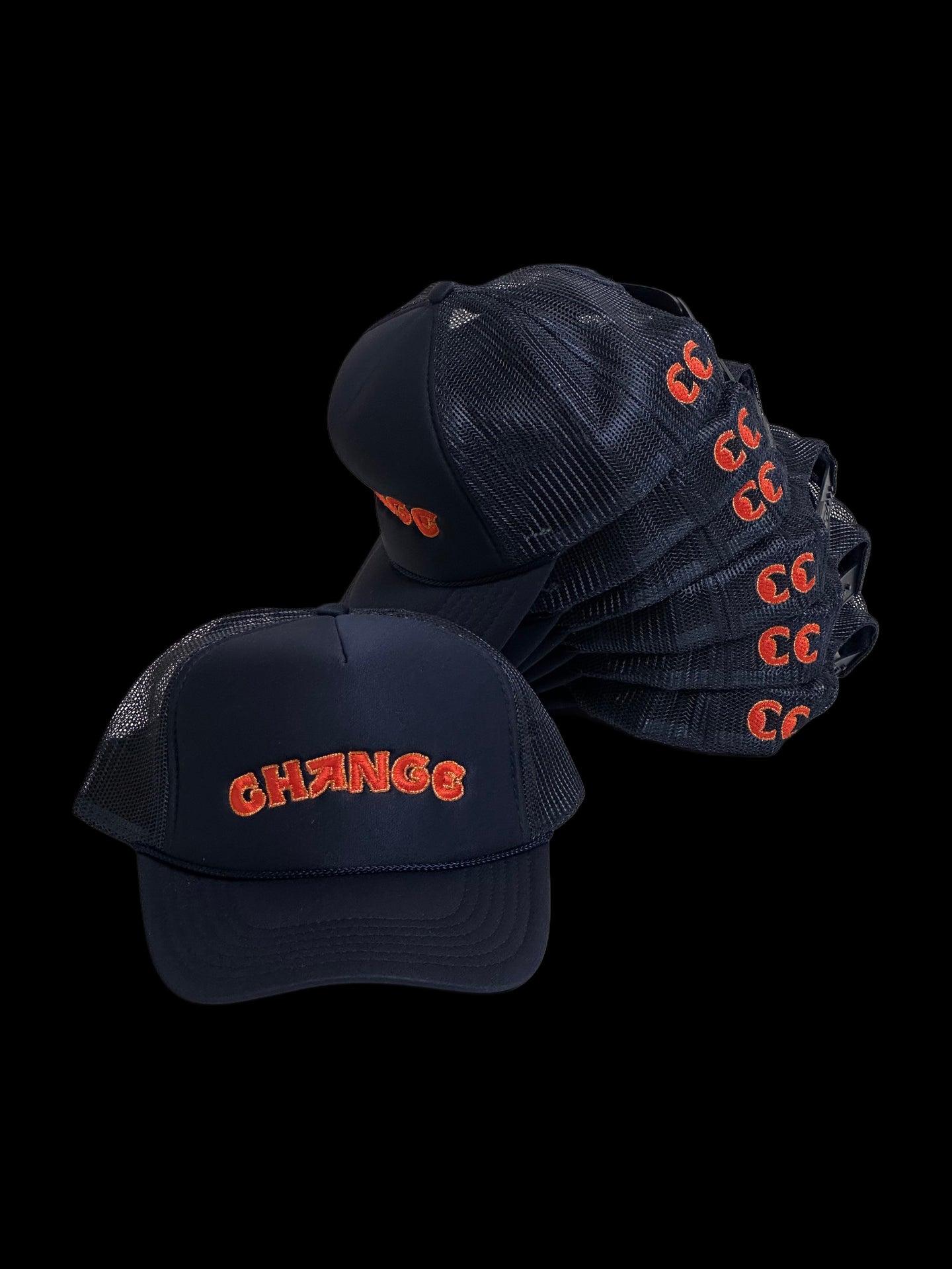 cc smokin trucker hat navy