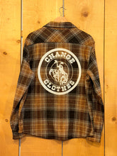 Load image into Gallery viewer, cc 1:1 vintage old town badge logo flannel
