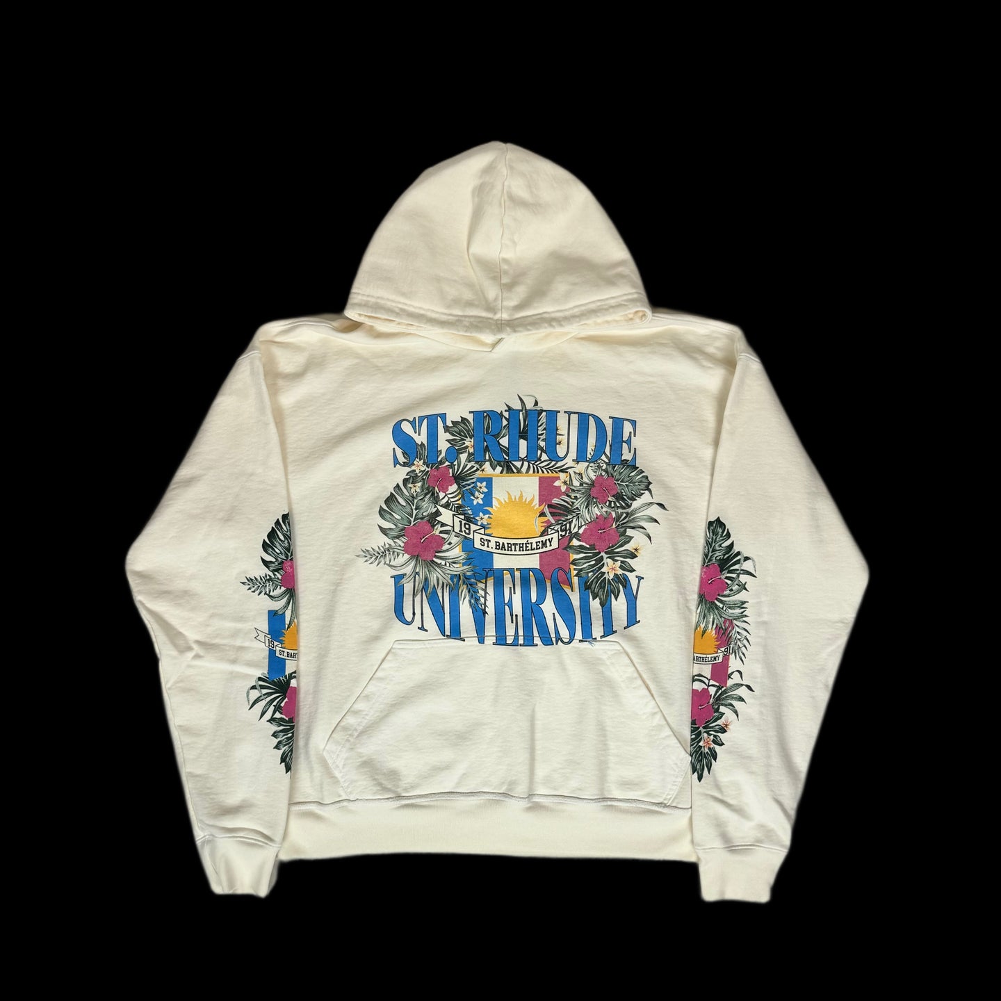 rhude st rhude university hoodie