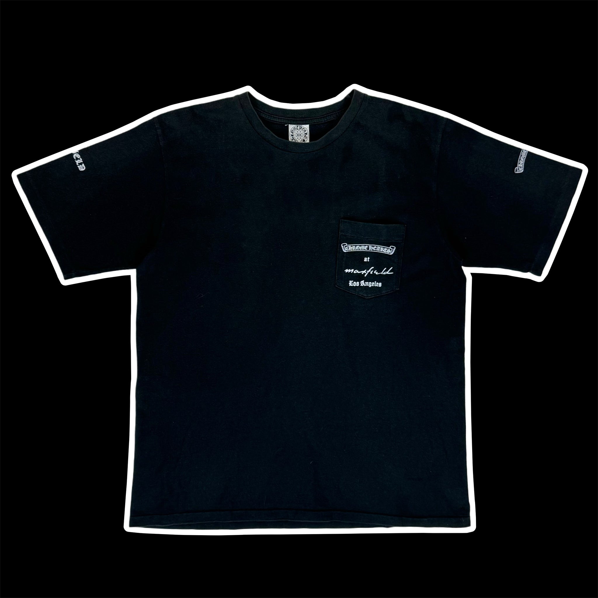 late 90s chrome hearts maxfield tee black – change clothes