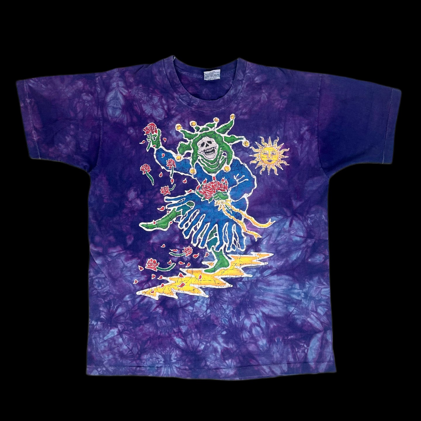 1994 liquid blue grateful dead jester tee