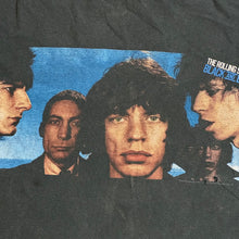Load image into Gallery viewer, 2000s rolling stones black &amp; blue band portrait tee
