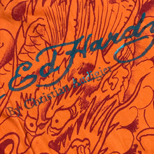 Load image into Gallery viewer, vintage ed hardy orange dragon aop tee
