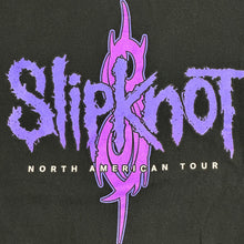 Load image into Gallery viewer, 2022 slipknot tour purple logos l/s tee
