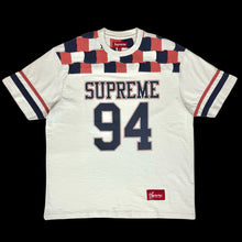 Load image into Gallery viewer, 2024 supreme patchwork yoke football top stone
