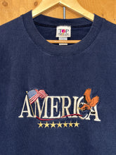 Load image into Gallery viewer, 90s america embroidered heavyweight tee
