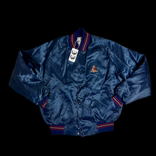 Load image into Gallery viewer, vintage anheuser busch satin bomber jacket
