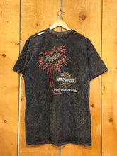 Load image into Gallery viewer, 2004 harley acid washed florida thrashed pocket tee
