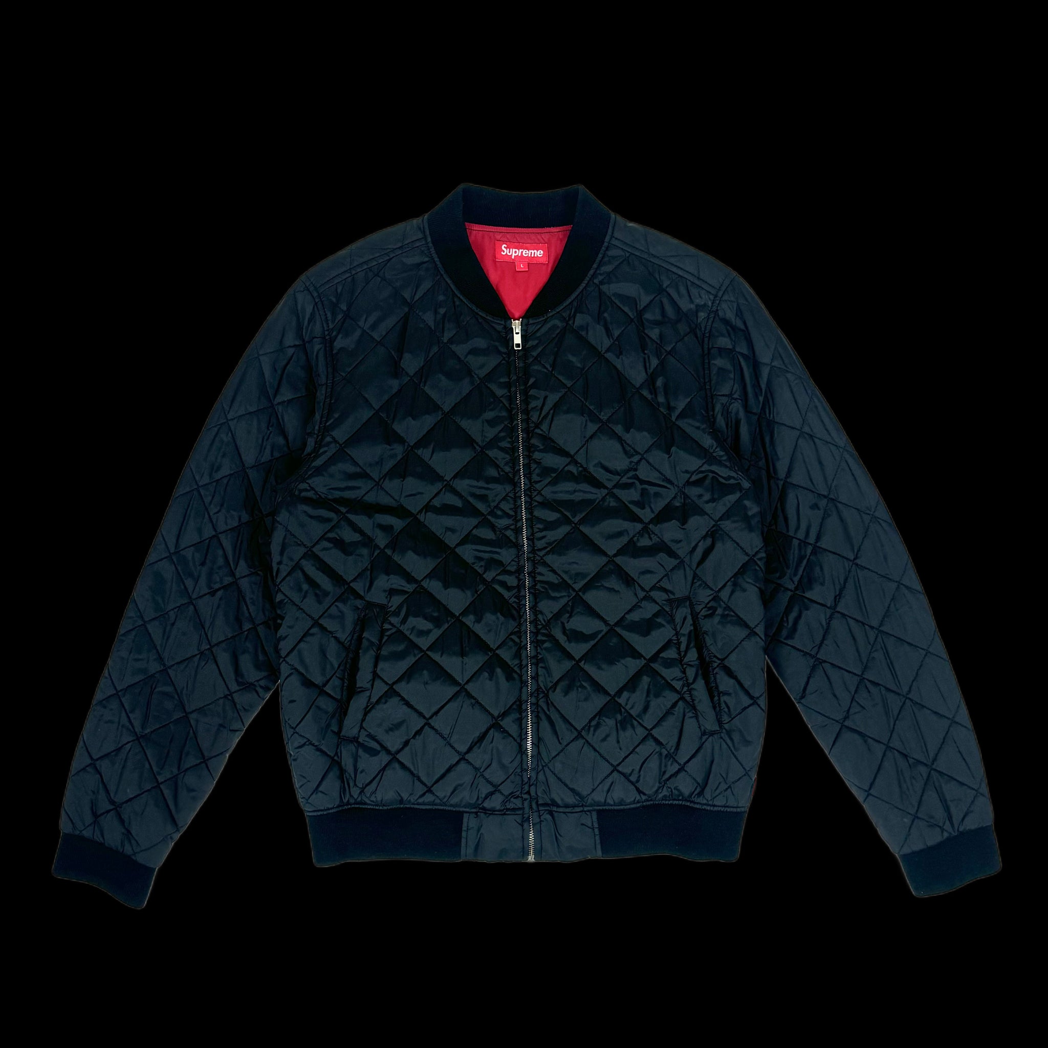 2012 supreme blimp quilted bomber black – change clothes
