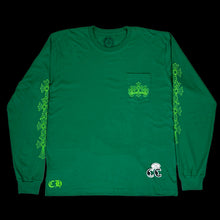 Load image into Gallery viewer, 2023 chrome hearts cemetery cross l/s pine green
