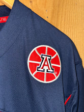 Load image into Gallery viewer, vintage nike u of a basketball piped paneled tee
