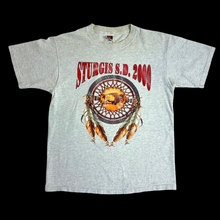 Load image into Gallery viewer, 2000 sturgis south dakota dream catcher tee grey

