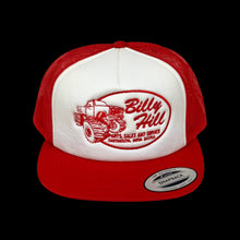 Load image into Gallery viewer, billy hill parts sales service trucker hat
