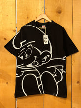 Load image into Gallery viewer, 2020 supreme // smurfs all over print tee black

