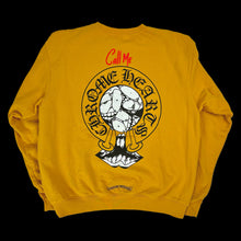 Load image into Gallery viewer, 2018 chrome hearts mattyboy call me sweatshirt mustard
