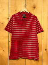 Load image into Gallery viewer, 90s polo jeans ralph lauren flag emb stripe polo red
