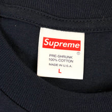 Load image into Gallery viewer, 2018 supreme ripple l/s tee navy
